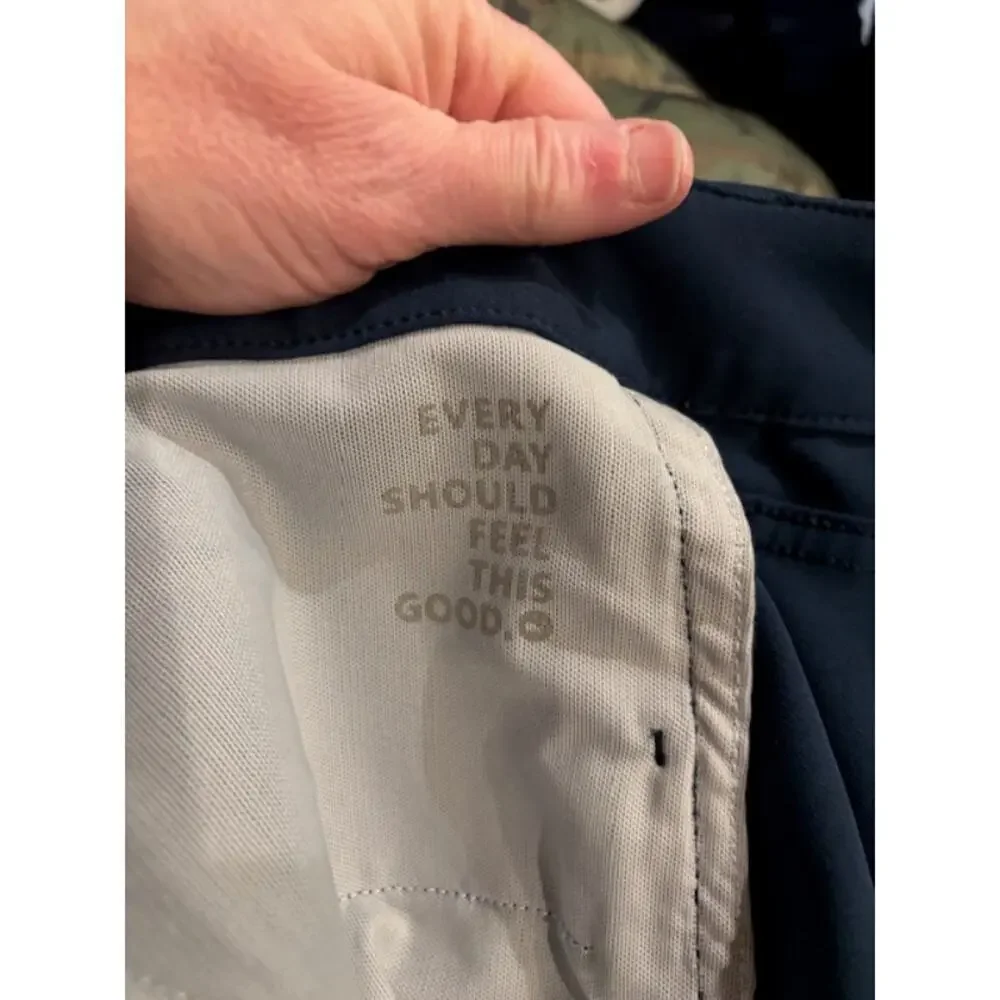 Vineyard Vines Mens Performance Pants 36X32 Navy Blue Golf Chino Casual